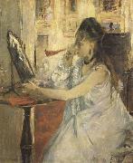Young Woman Powdering Herself (mk09) Berthe Morisot